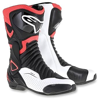 Alpinestars SMX-6 レーシングブーツ ホワイト/レッド/ブラック アルパインスターズ S-MX 6 レーシングブーツ SMX6 : 二輪用品店